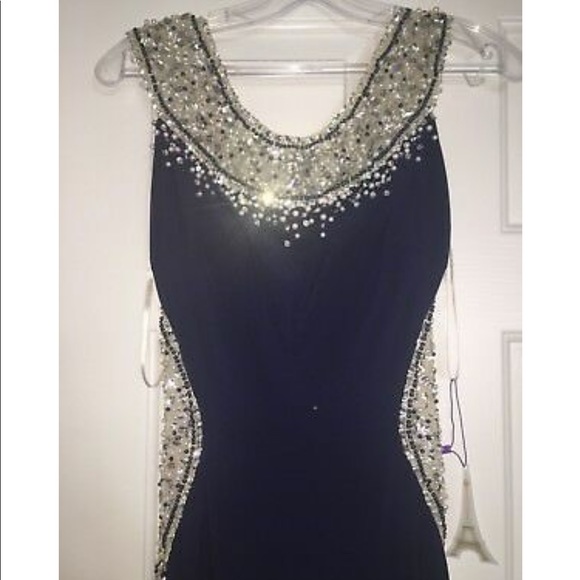 navy prom dress - Picture 1 of 2